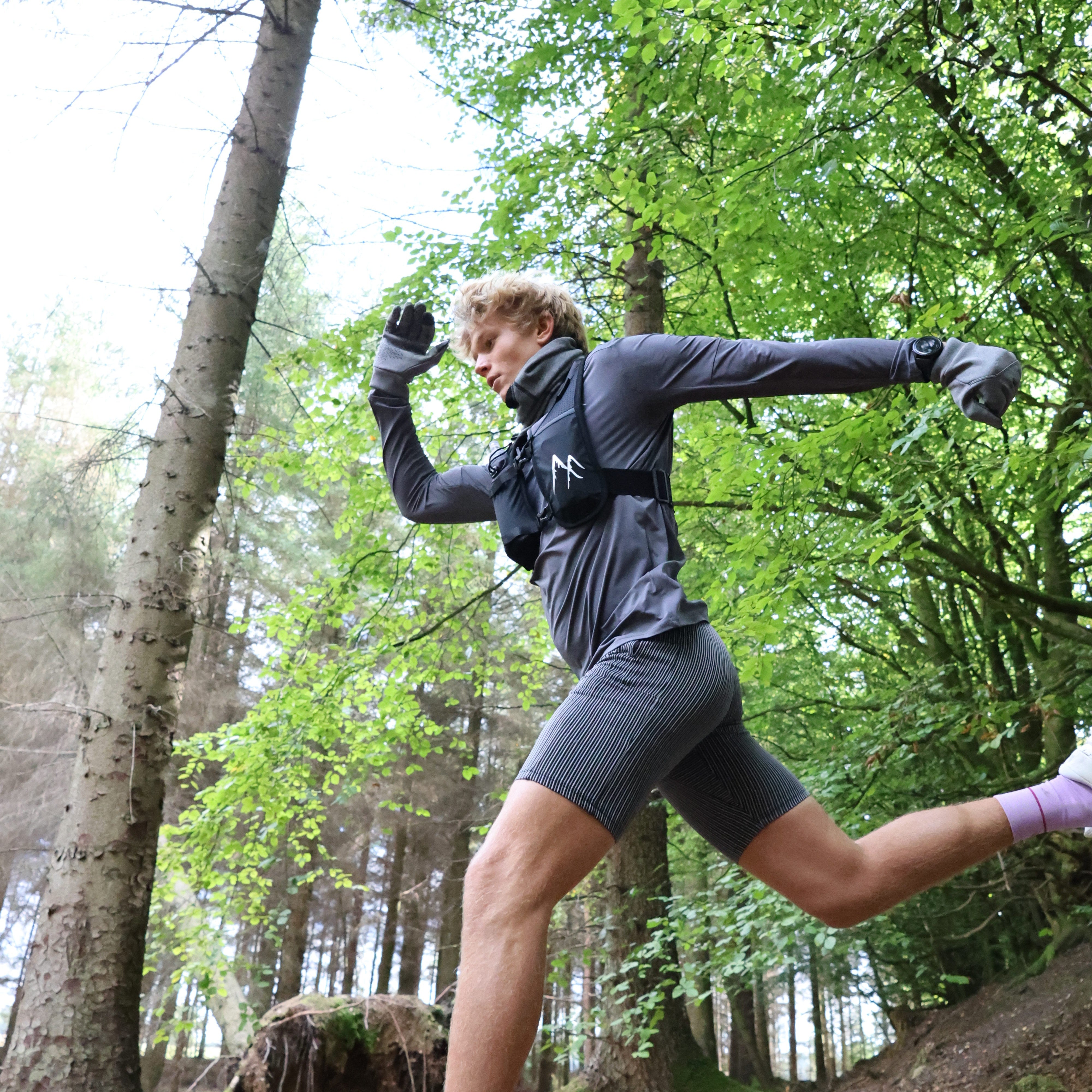 Black LED Running Vest