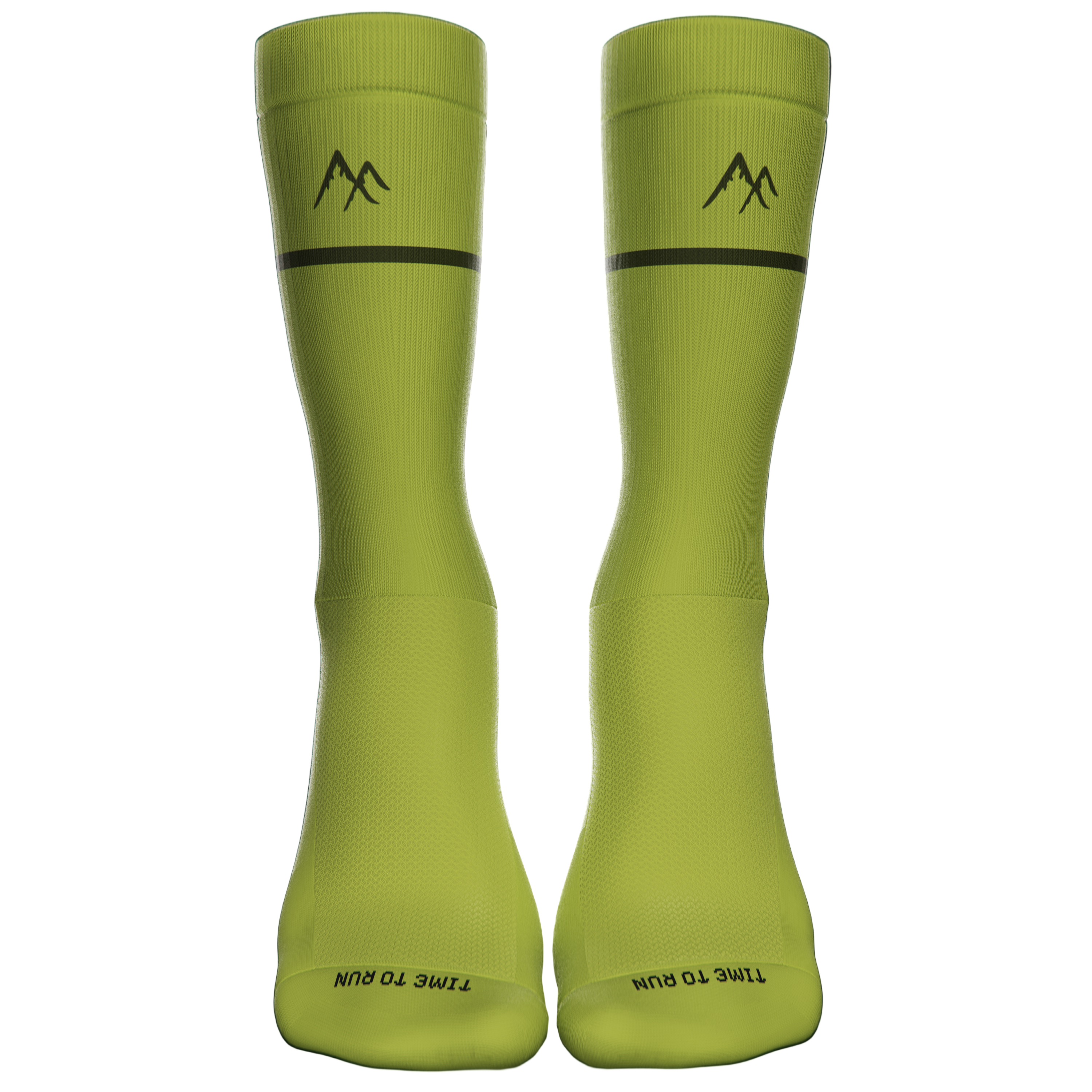 Yellow Running Socks | Technical Blend