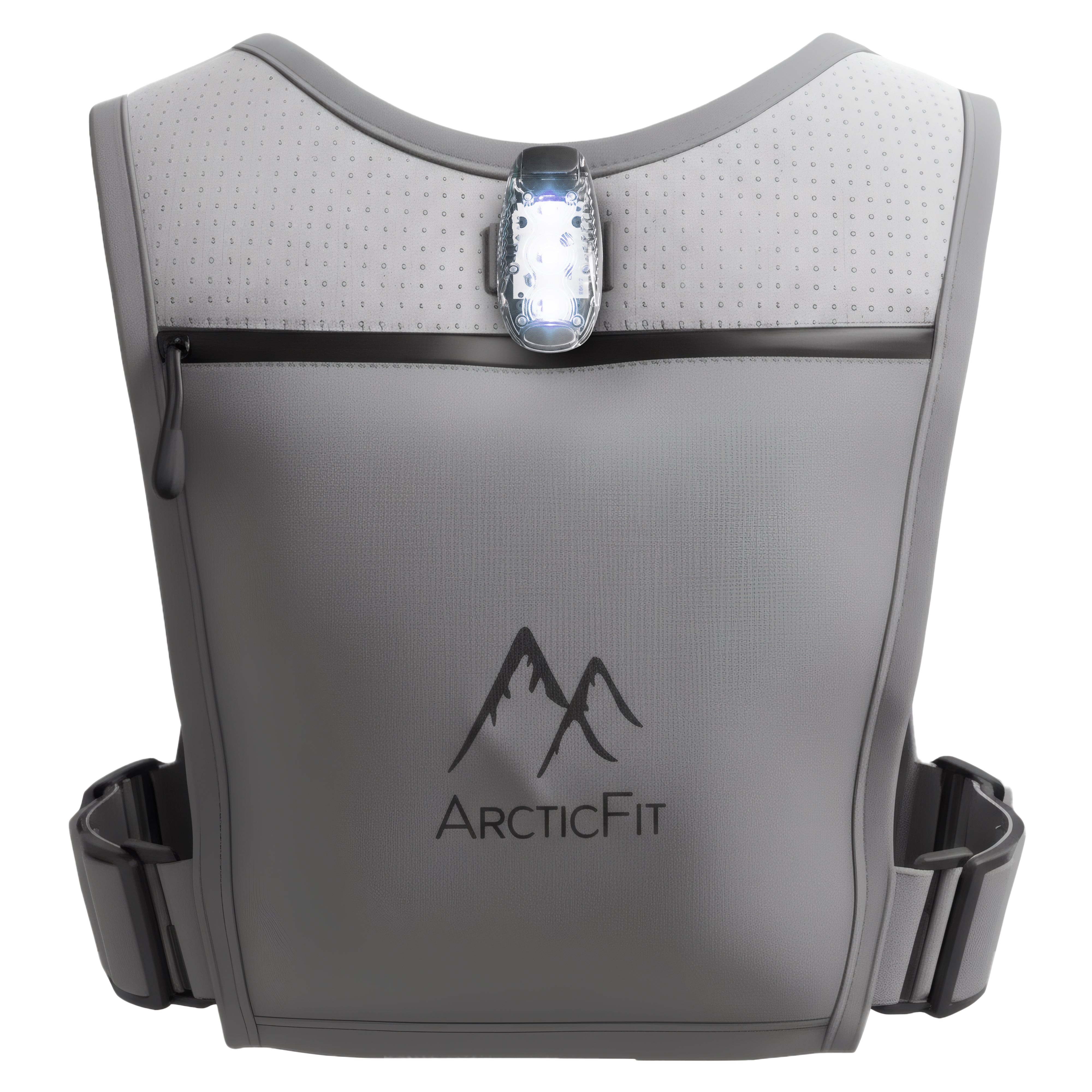 Grey LED Running Vest