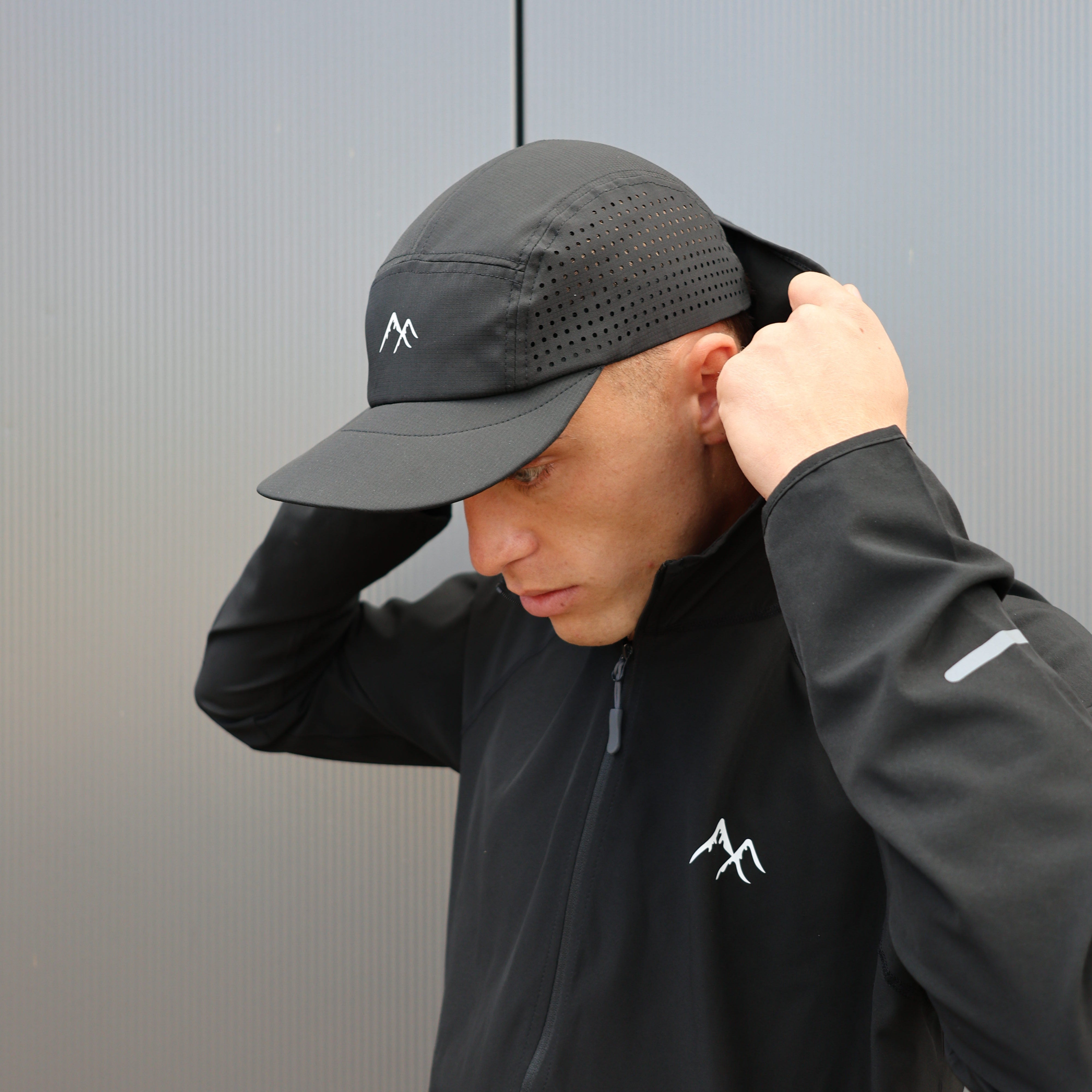 Black Running Cap | LaserFlow