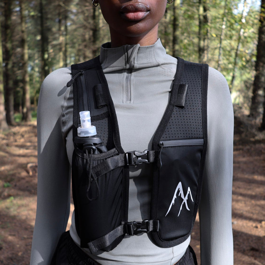 Black LED Running Vest