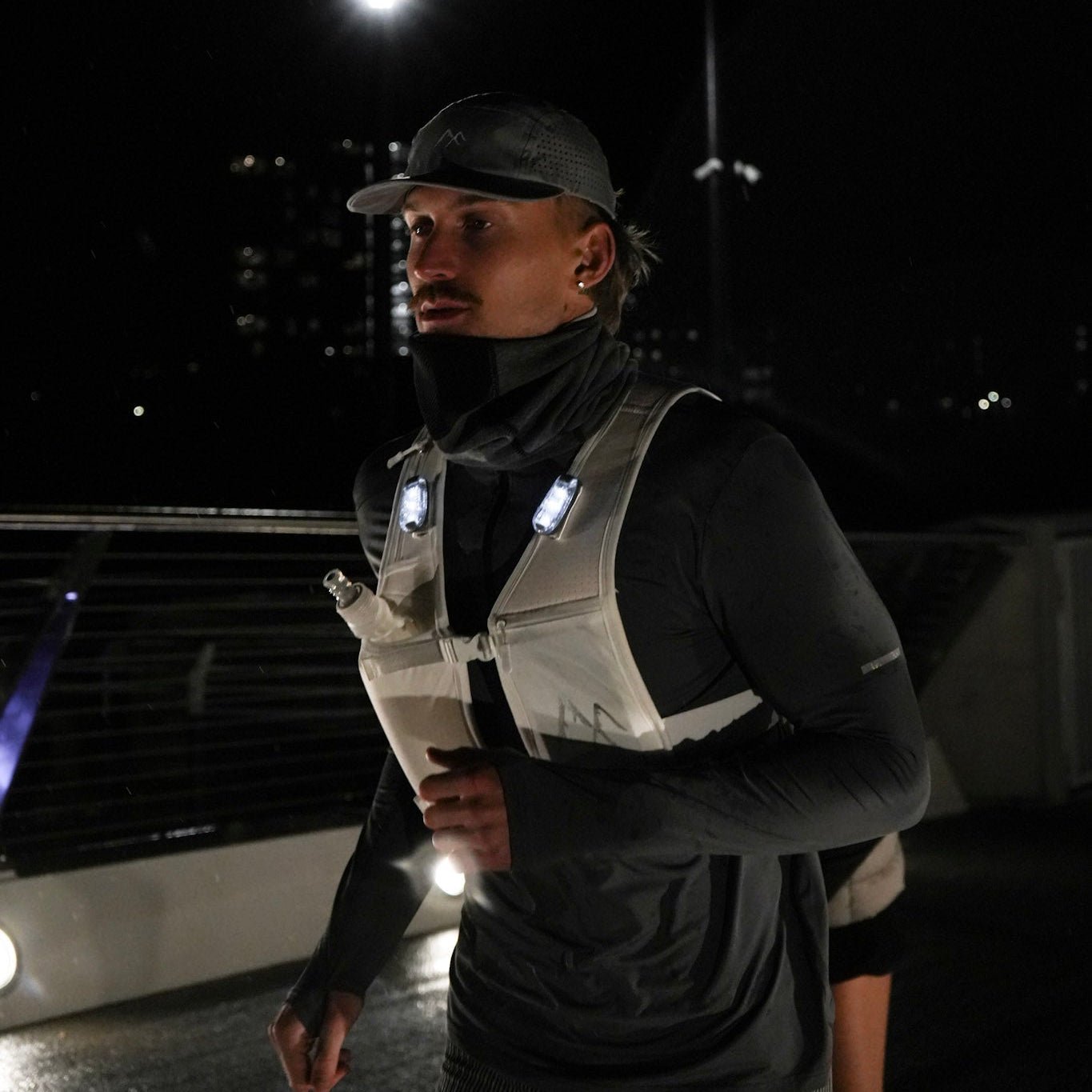 White LED Running Vest