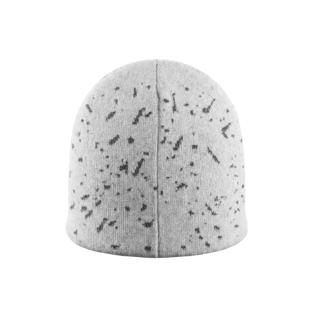White Splatter Beanie Test