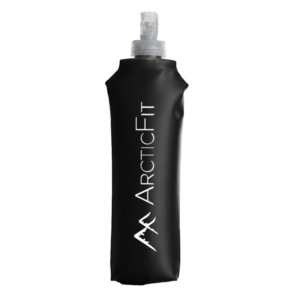 Black Running Bottle ArcticFit Hydra Soft Bottle