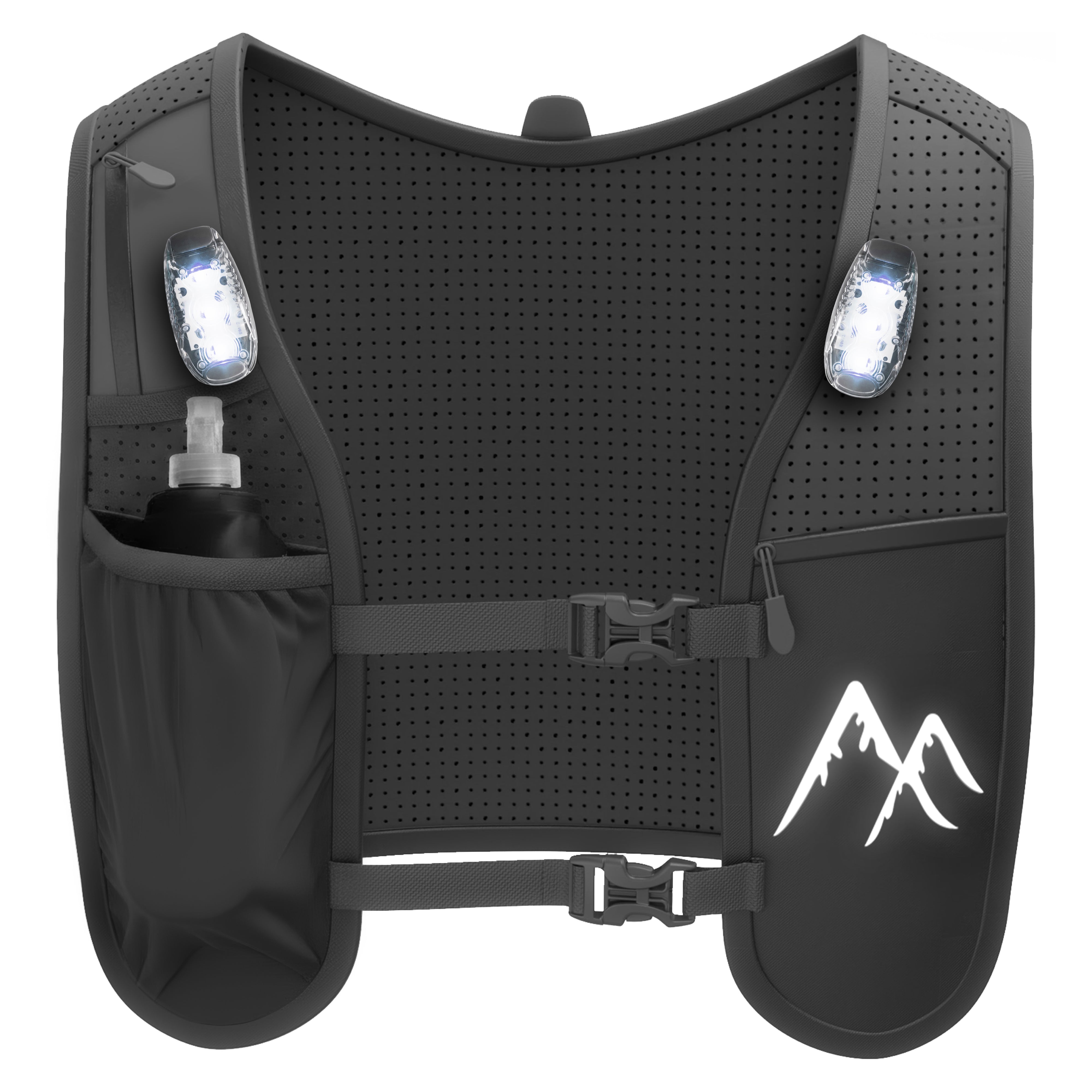 Black ArcticFit LED Running Vest