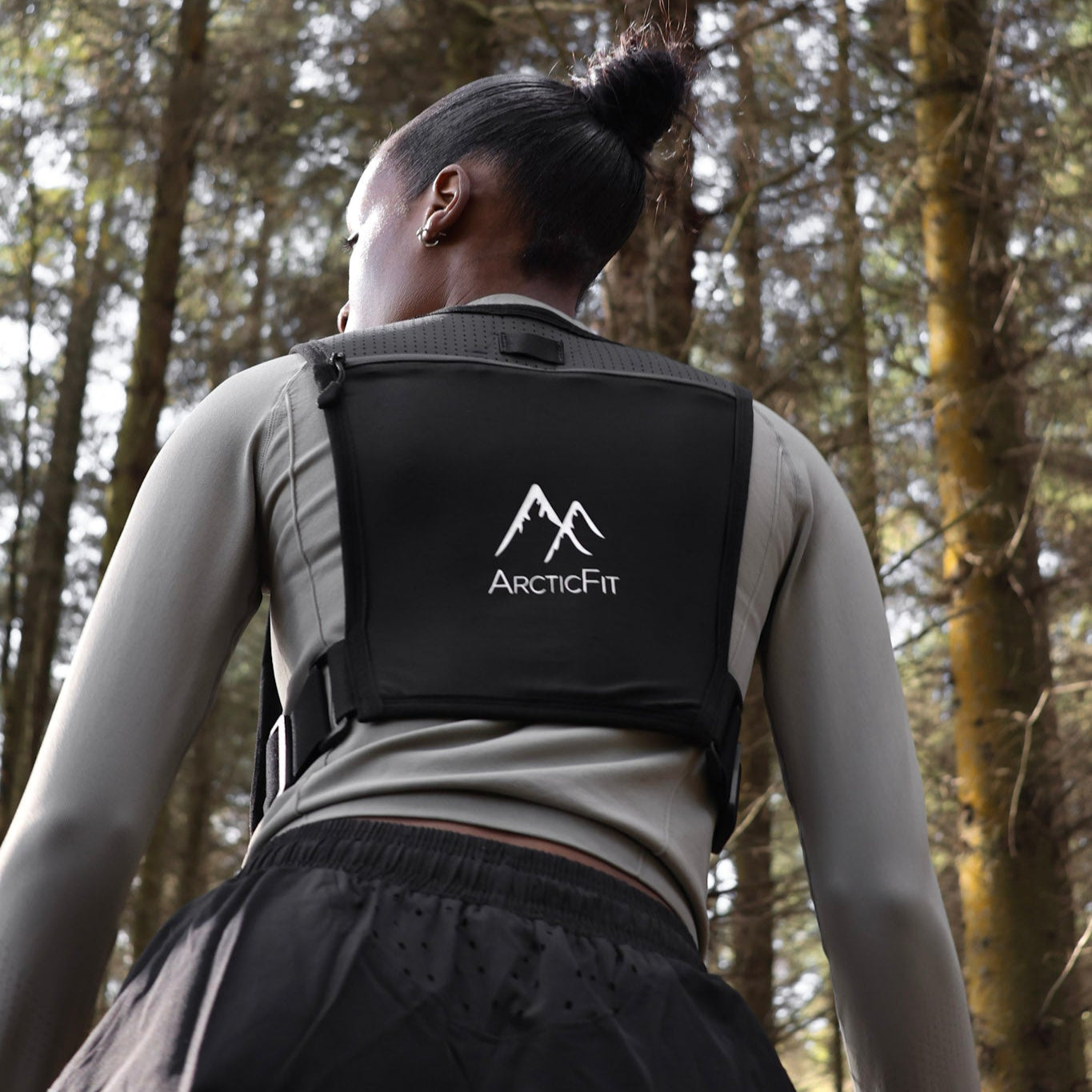 Black ArcticFit LED Running Vest