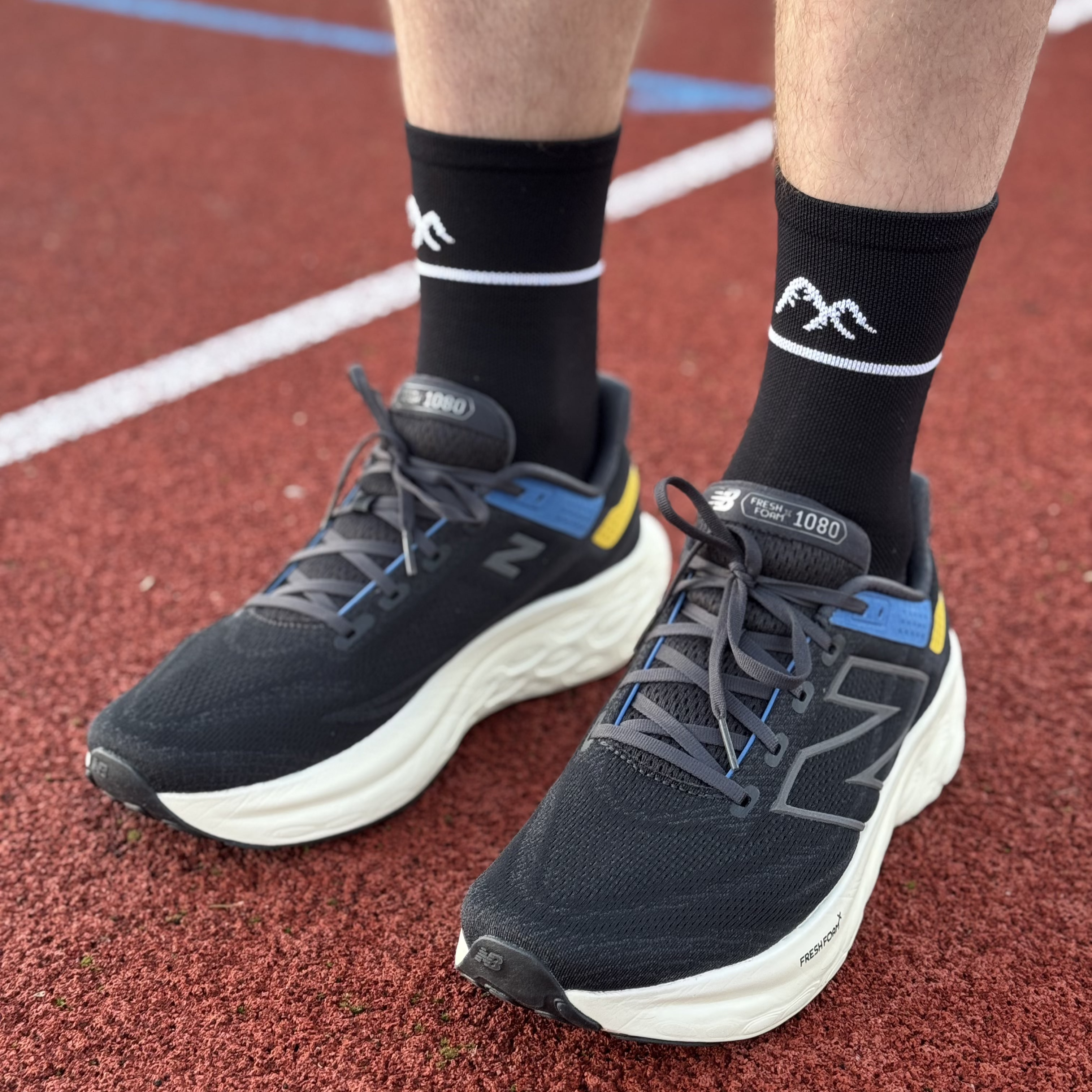 Black Technical Running Sock